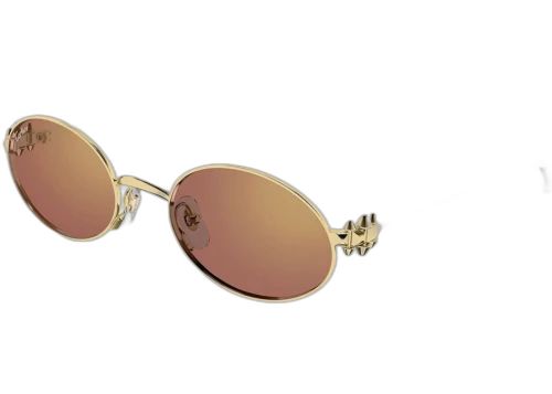 Cartier Clash de Cartier Sunglasses Gold/Red (CT0644S-003-FR)
