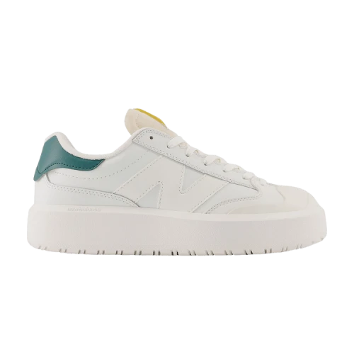 New Balance CT302 White Vintage Teal Maize