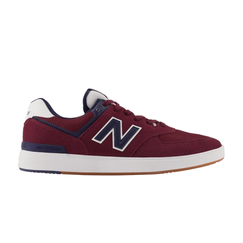 New Balance Nike 574 Court Burgundy Navy Womens