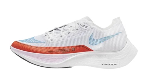 Nike ZoomX Vaporfly Next% 2 White Laser Blue Rush Orange