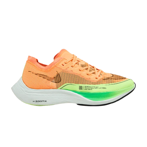 Nike ZoomX Vaporfly Next% 2 Peach Cream Green Shock (Women's)