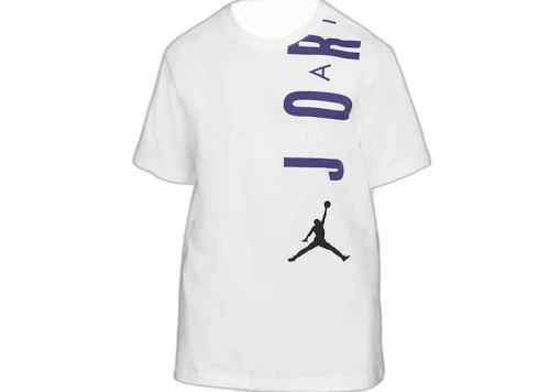 Jordan Air Stretch T-shirt White/Varsity Purple/Black