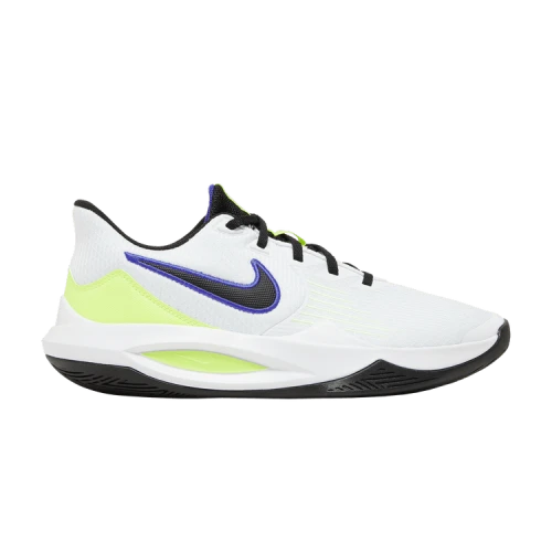 Nike Precision 5 White Barely Volt