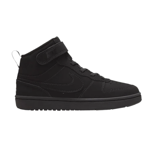 (PS) Nike Court Borough Mid 2 'Triple Black'