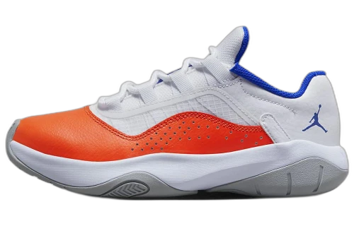 Jordan 11 CMFT Low White Safety Orange Hyper Royal (GS)