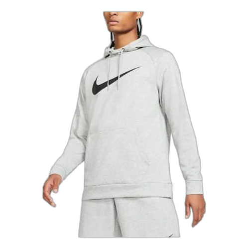 Nike Dry Graphic Dri-FIT Fitness Pullover Hoodie 'Grey'