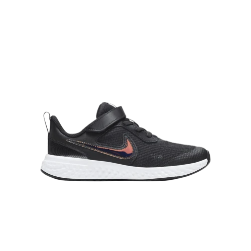 Nike Revolution 5 SE Power PS 'Black Iridescent Swoosh'