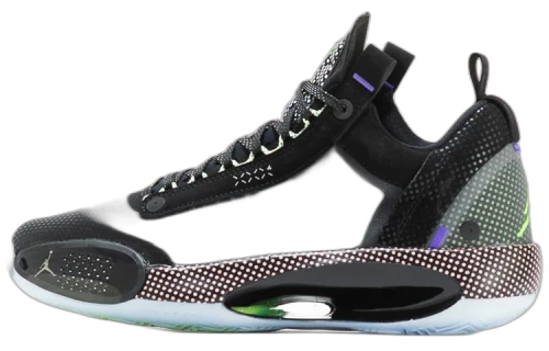 Jordan XXXIV Low Black Vapor Green Bleached Coral