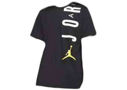 Jordan Air Stretch T-shirt Black/White/Tour Yellow