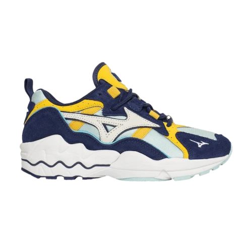 Mizuno Wave Rider 1 OG 'Dark Blue Yellow White'