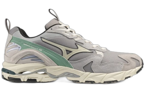 Mizuno Wave Rider 10 Opal Gray Pristine Creme de Menthe