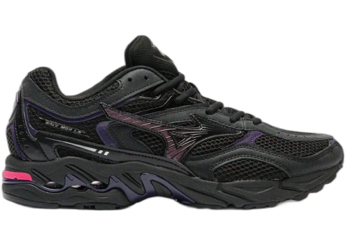 Mizuno Wave Mustang LS Tech Black Fuchsia Purple Blackberry Cordial