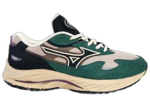 Mizuno Wave Rider Beta Silver Cloud Vulcan Bistro Green