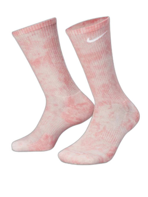 Nike Everyday Plus Cushioned Crew Socks Bleached Coral/Light Soft Pink/White