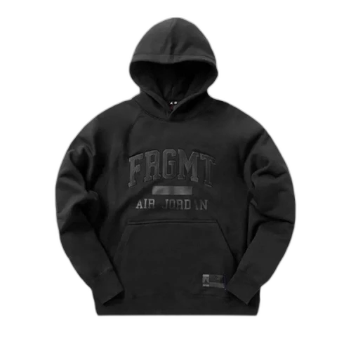 Air Jordan x Fragment Pullover Hoodie (Asia Sizing) 'Black/Reflective Silver'