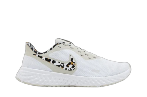 Nike Revolution 5 Premium Light Bone Leopard Womens