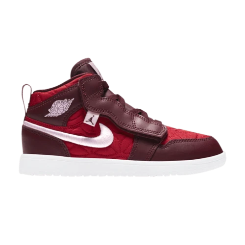 Air Jordan 1 Mid ALT SE PS 'Red Quilted'