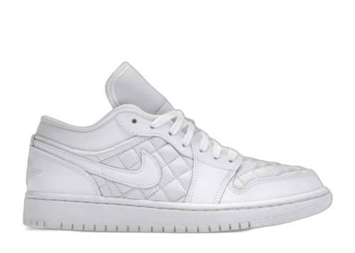 Air Jordan 1 Low Quilted White (Women's)