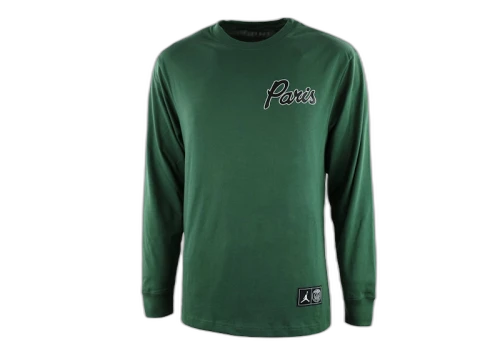 Jordan x Paris Saint-Germain Long-Sleeve T-Shirt Noble Green