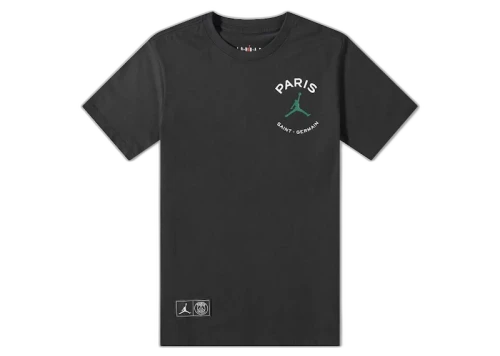 Jordan Paris Saint-Germain Tee (Asia Sizing) Black/Noble Green