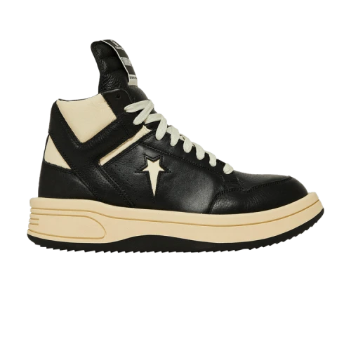 Converse x Rick Owens DRKSHDW TURBOWPN Mid 'Black Cloud Cream'
