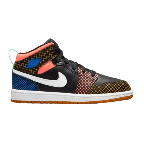 Air Jordan 1 Mid MMD PS 'Multi Grid'