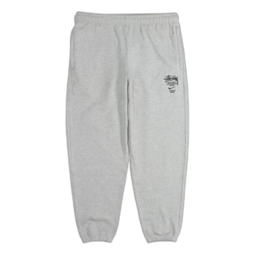 Stussy x Nike NRG ZR Fleece Pants 'Heather Grey'