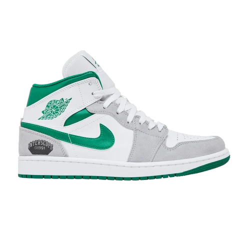 Interscope Records x Air Jordan 1 Mid SE 'Grey Pine Green'