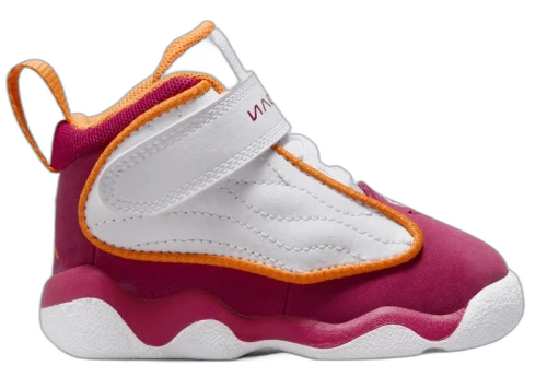 Jordan Pro Strong White Cardinal Red Vivid Orange (TD)