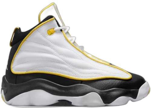 Jordan Pro Strong White Black Tour Yellow (GS)