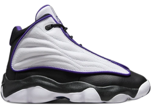 Jordan Pro Strong White Black Electro Purple (GS)