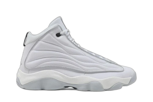Jordan Pro Strong White Silver