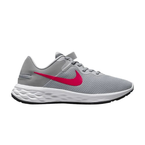 Nike Revolution 6 FlyEase Next Nature 'Light Smoke Grey Siren Red'
