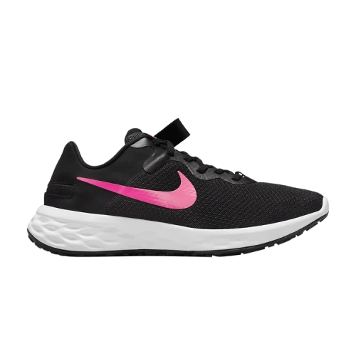 Nike Revolution 6 FlyEase Next Nature 'Black Hyper Pink' (Women's)