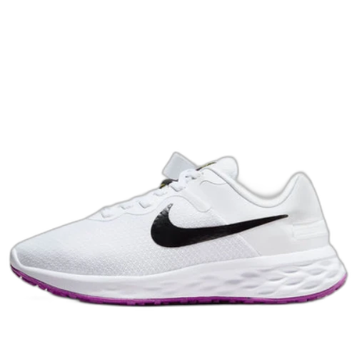Nike Revolution 6 FlyEase Next Nature 'White Black Purple' (Women's)