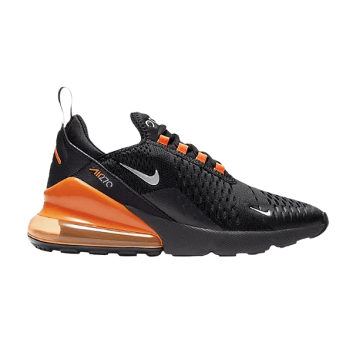 Nike Air Max 270 Black Total Orange GS