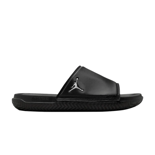 Jordan Play Slide Black Metallic Silver