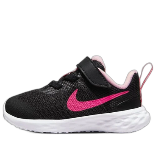 (TD) Nike Revolution 6 'Black Pink'