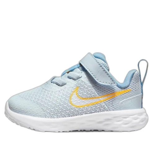 (TD) Nike Revolution 6 'Light Blue Yellow White'