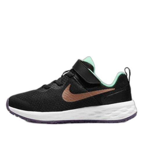 (PS) Nike Revolution 6 'Black Gold Green'