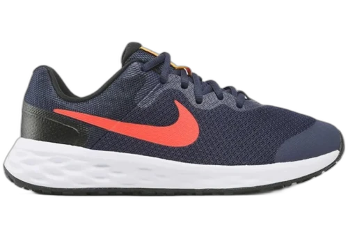Nike Revolution 6 Midnight Navy Bright Crimson (GS)