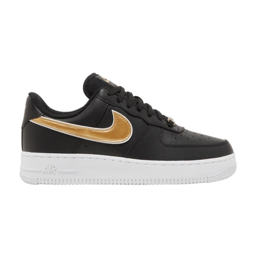 Nike Air Force 1 Low '07 Essential Black Metallic Gold (Women's)