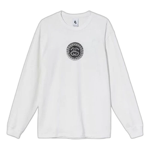 Stussy x Nike Crossover Round Neck Pullover Long Sleeves Unisex White
