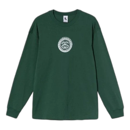 Stussy x Nike Crossover Printing Long Sleeves Unisex Green