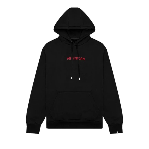 Air Jordan MJ FLC Hoodie 'Black/Gym Red'
