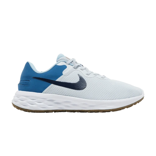 Nike Revolution 6 FlyEase Next Nature Pure Platinum Dark Marina Blue