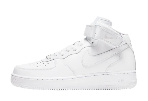 Nike Air Force 1 Mid Triple White (Women's)