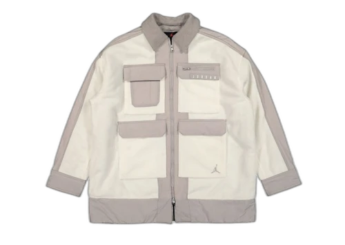 Jordan Cozy Girl Full Zip Jacket Summit White/College Grey/College Grey