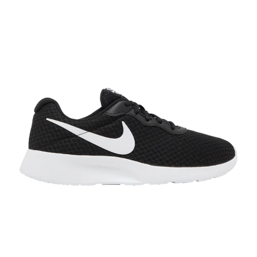 Nike Tanjun Black White Barely Volt (Women's)