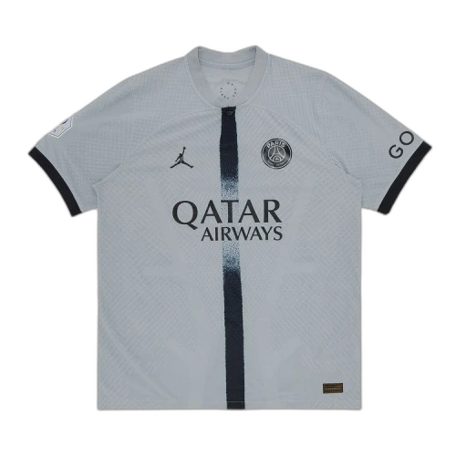Air Jordan x VERDY Paris Saint-Germain Vapor Match Away Lionel Messi Jersey 'Light Smoke Grey/Black'